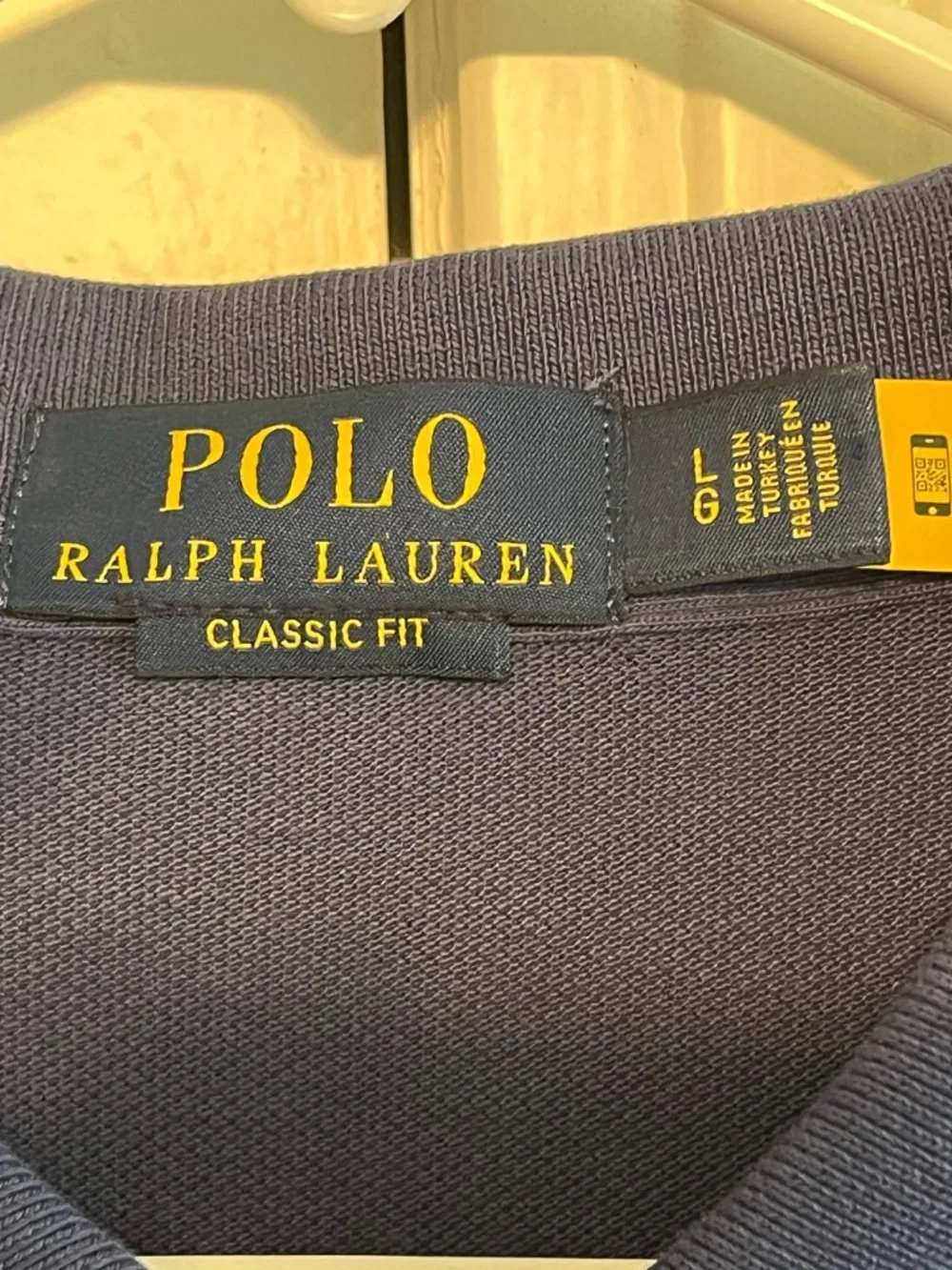 Polo by Ralph Lauren Men's Classic Polo Shirt - Blue Size L EUC